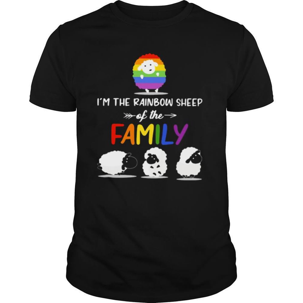 Awesome Im The Rainbow Sheep Of Family Shirt 