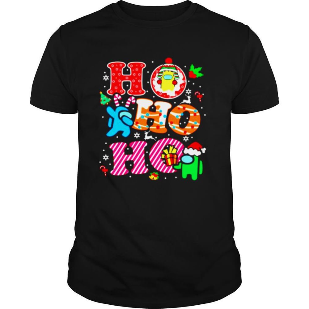 Interesting Impostor Among Us Ho Ho Ho Christmas Shirt 