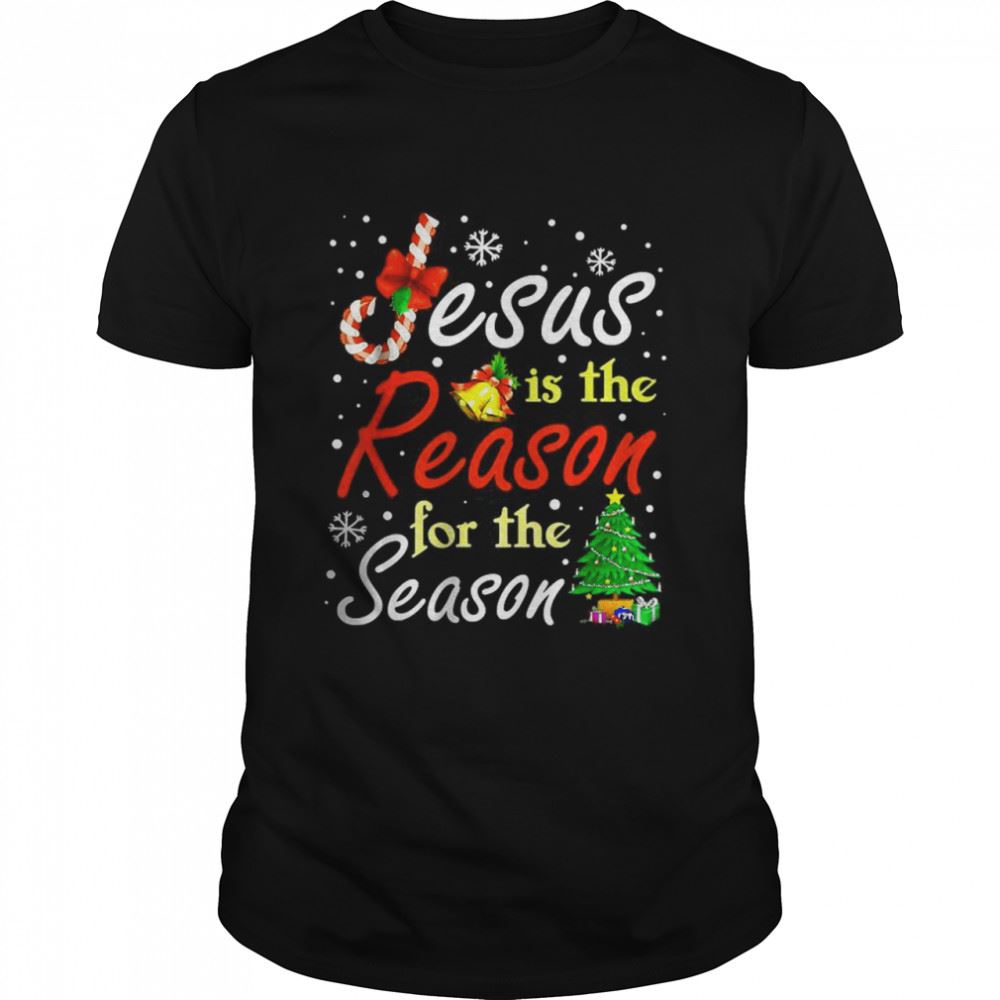 Best Christian Jesus The Reason Christmas Stocking Stuffer Gifts T-shirt 