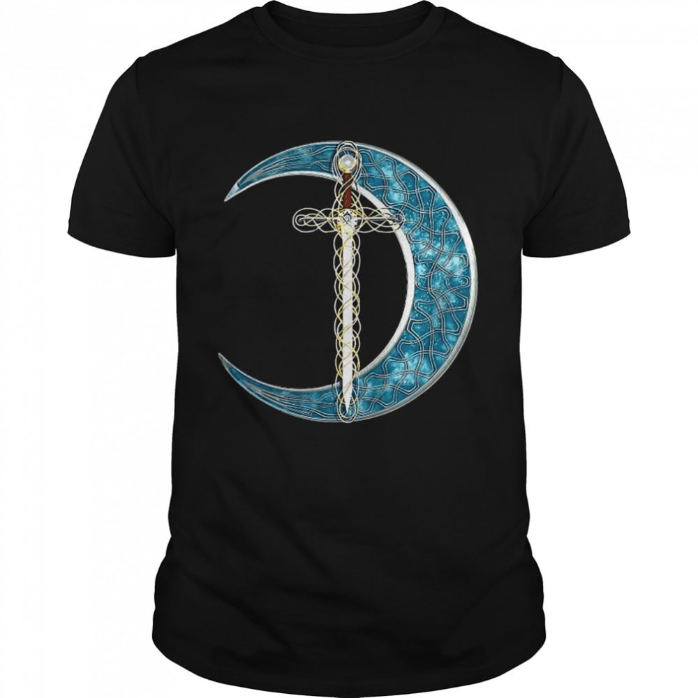 Special Fantasy Moon And Celtic Sword Shirt 