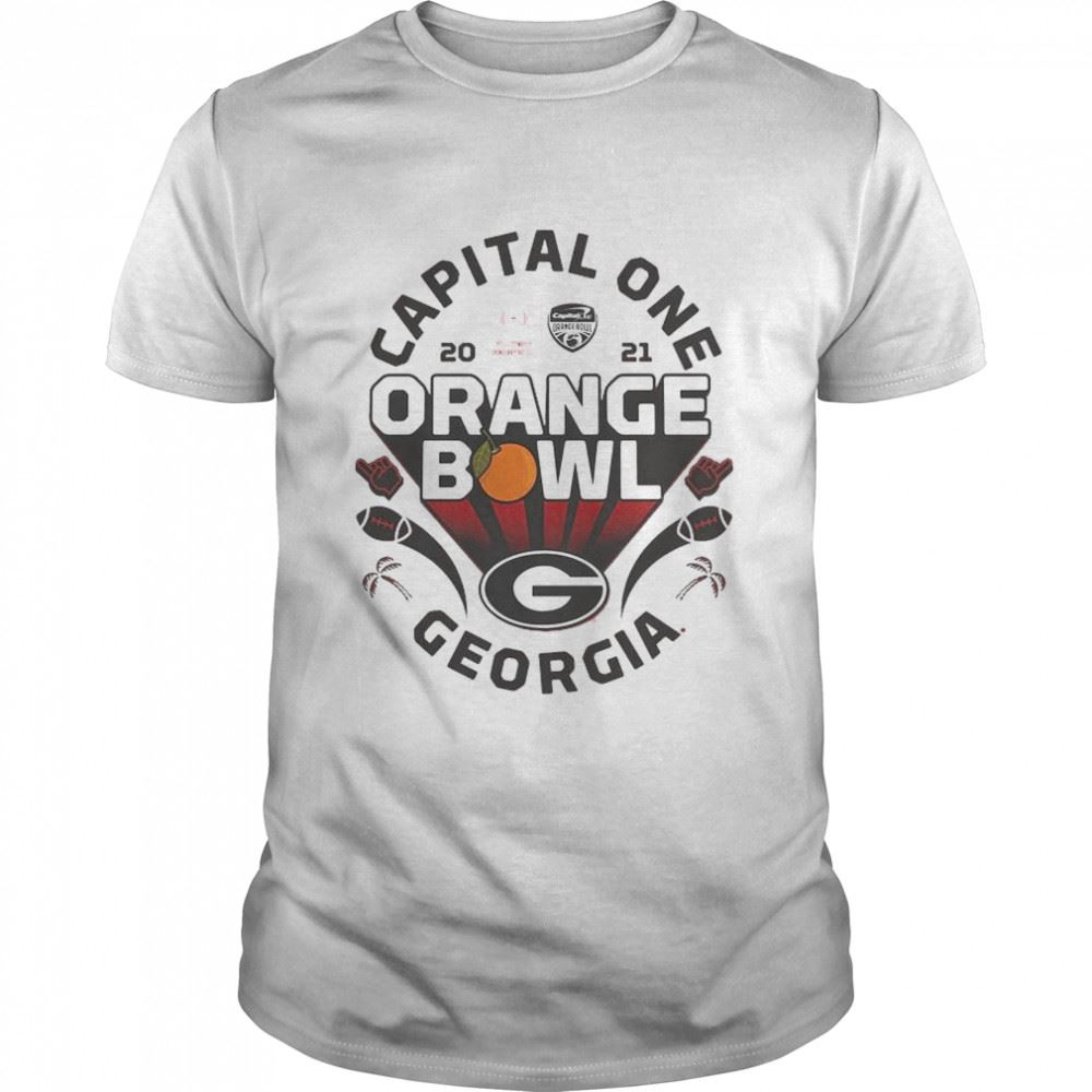 Amazing Georgia Bulldogs College Football Playoff 2021 Orange Bowl Bound Whistle T-shirt 