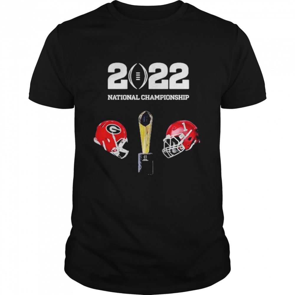 Happy Georgia Bulldogs Vs Alabama Crimson Tide Cfp 2022 National Championship Shirt 