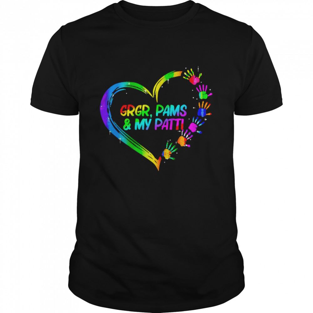 Attractive Gradient Heart Shape Grgr Pams My Patti Shirt 