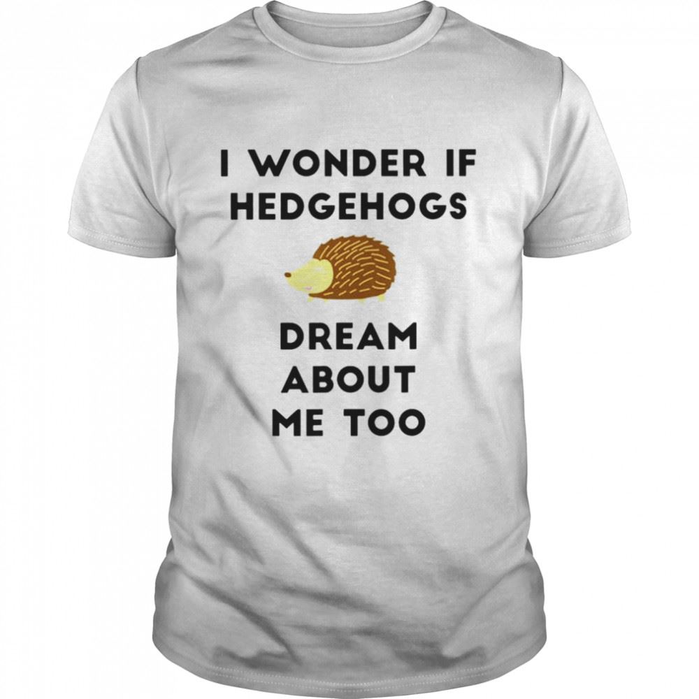 Amazing I Wonder If Hedgehogs Dream About Me Too Shirt 