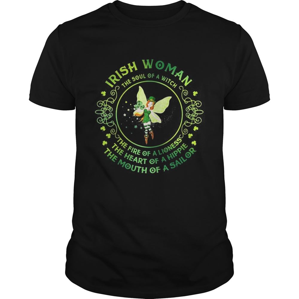 Special Irish Woman The Soul Of A Witch The Fire Of A Lioness Shirt 