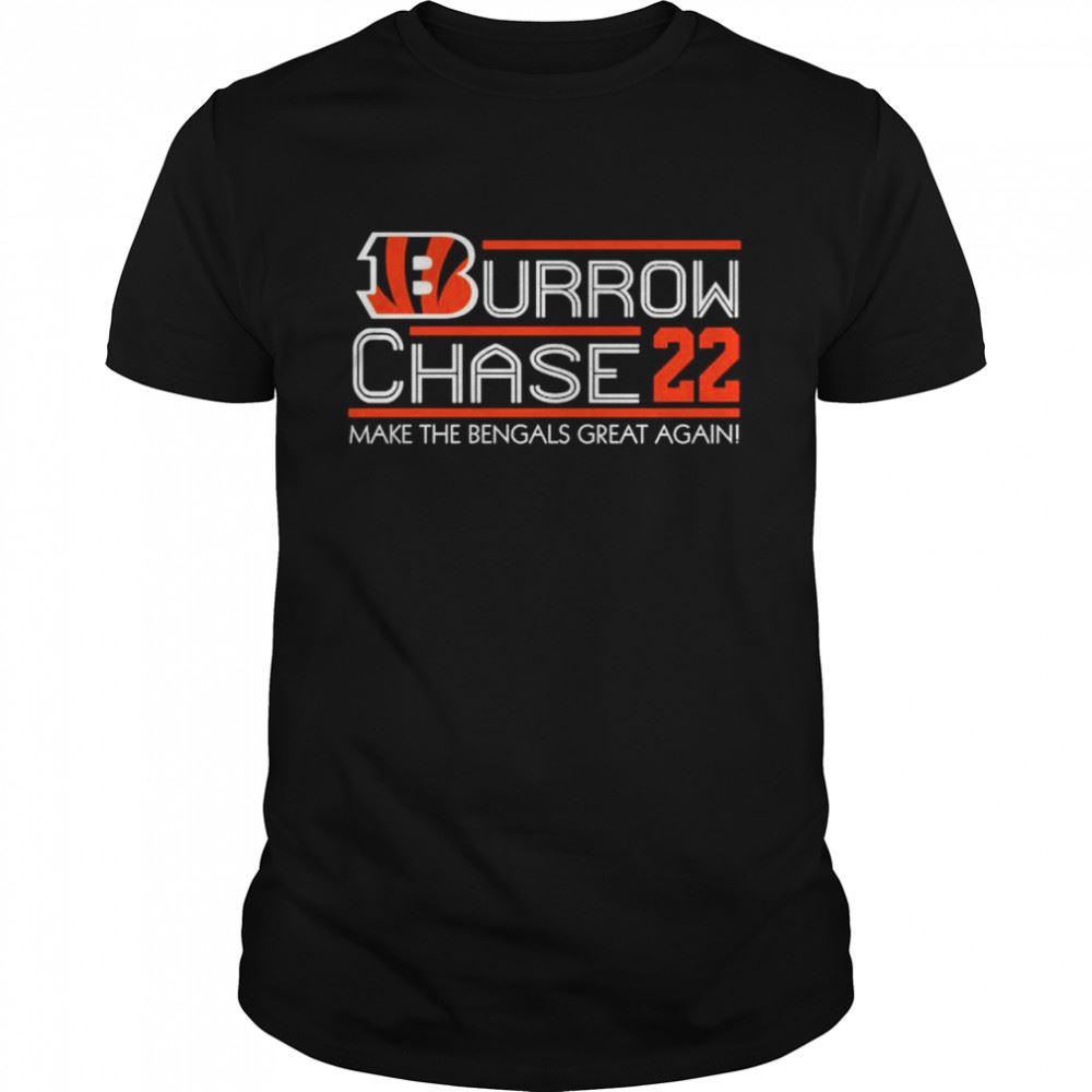High Quality Joe Burrow Jamarr Chase 2022 Cincinnati Bengals Shirt 