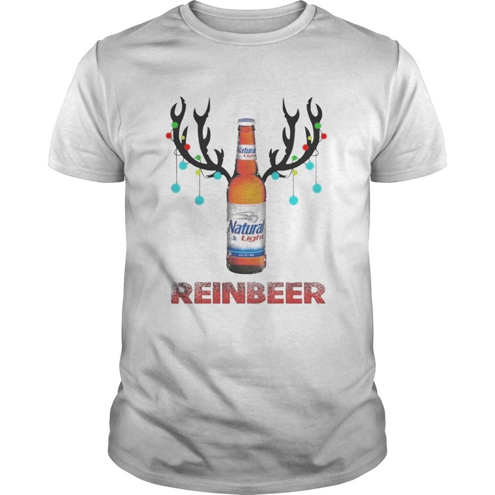Promotions Natural Light Reinbeer Christmas Shirt 