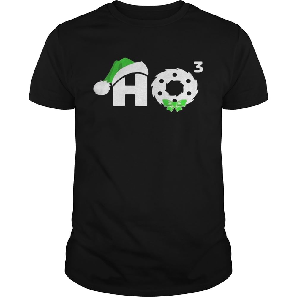 Great Santa Ho Ho 3 Cubed Funny Christmas Shirt 