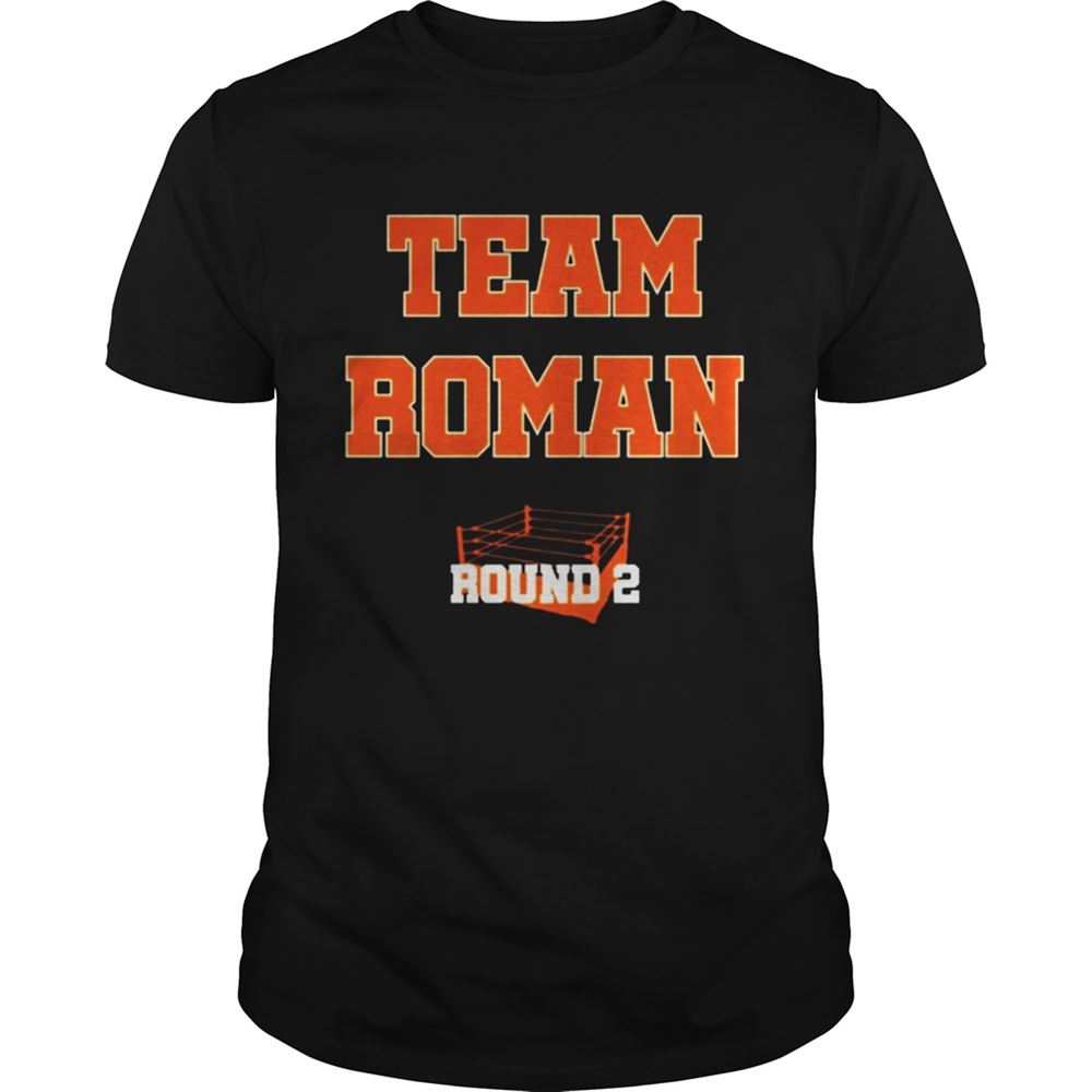 High Quality Team Roman Round 2 He Can Win Believe That Breast Cancer Shirt 