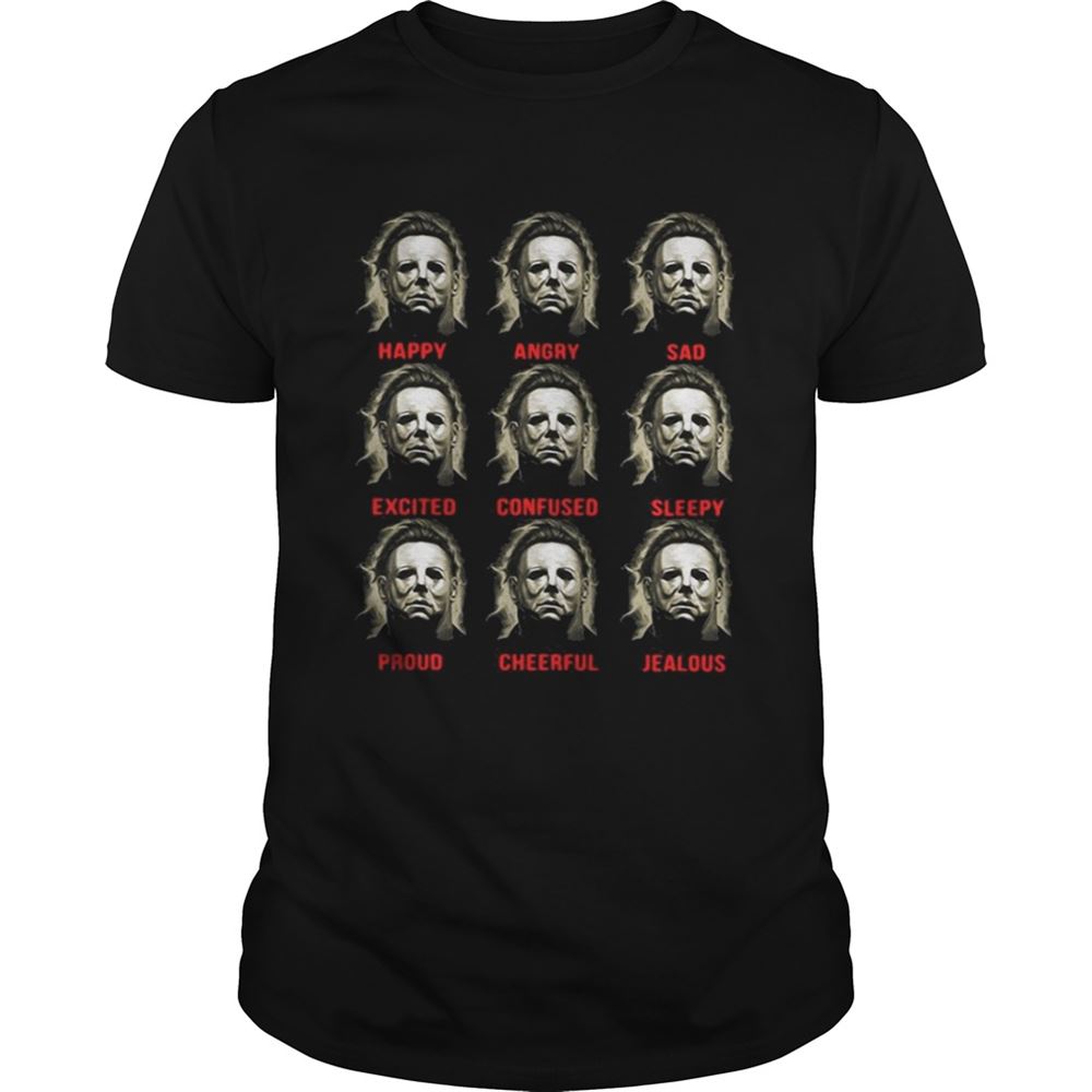 Limited Editon The Many Faces Of Michael Myers Shirt 