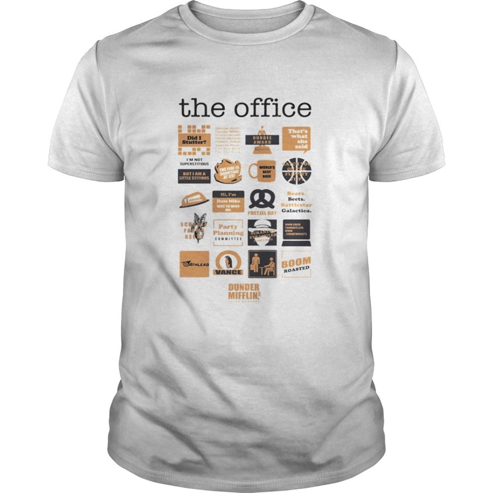 Happy The Office Quote Mash-up Shirt 