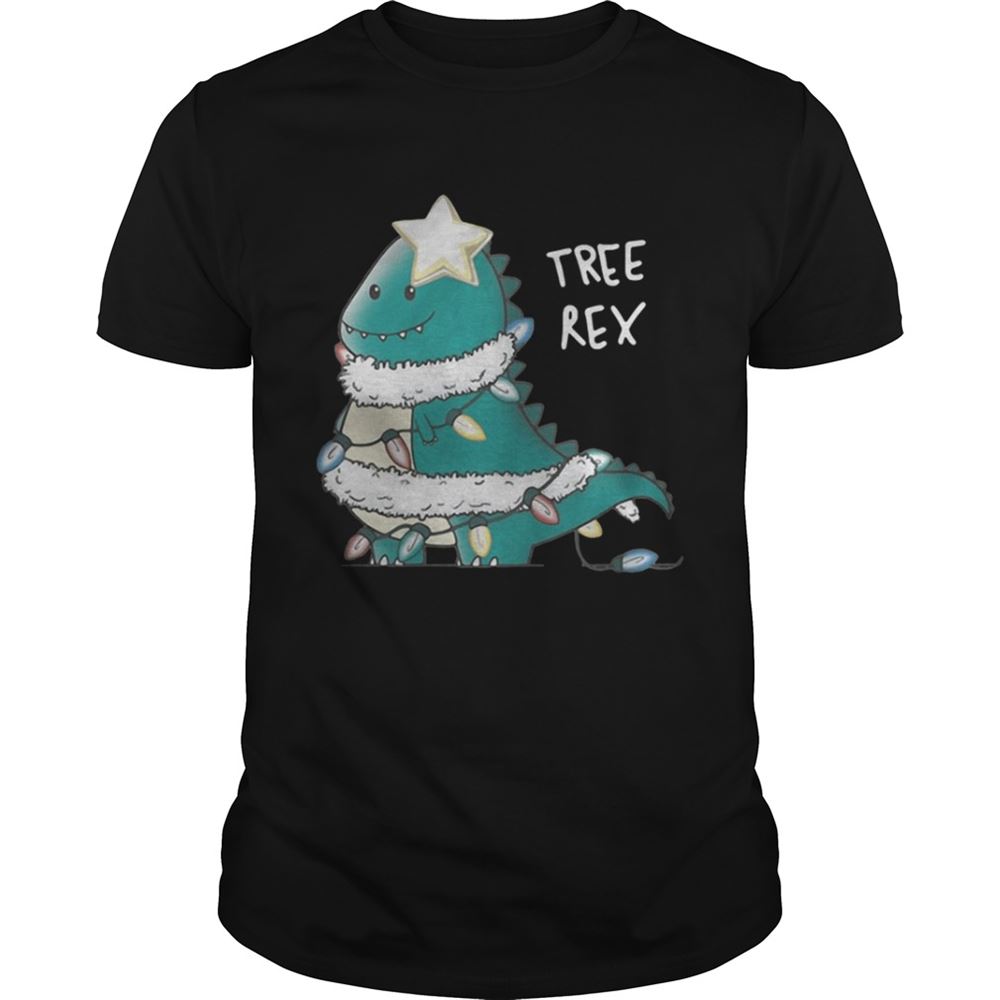 Awesome Tree T-rex Christmas Ugly Shirt 