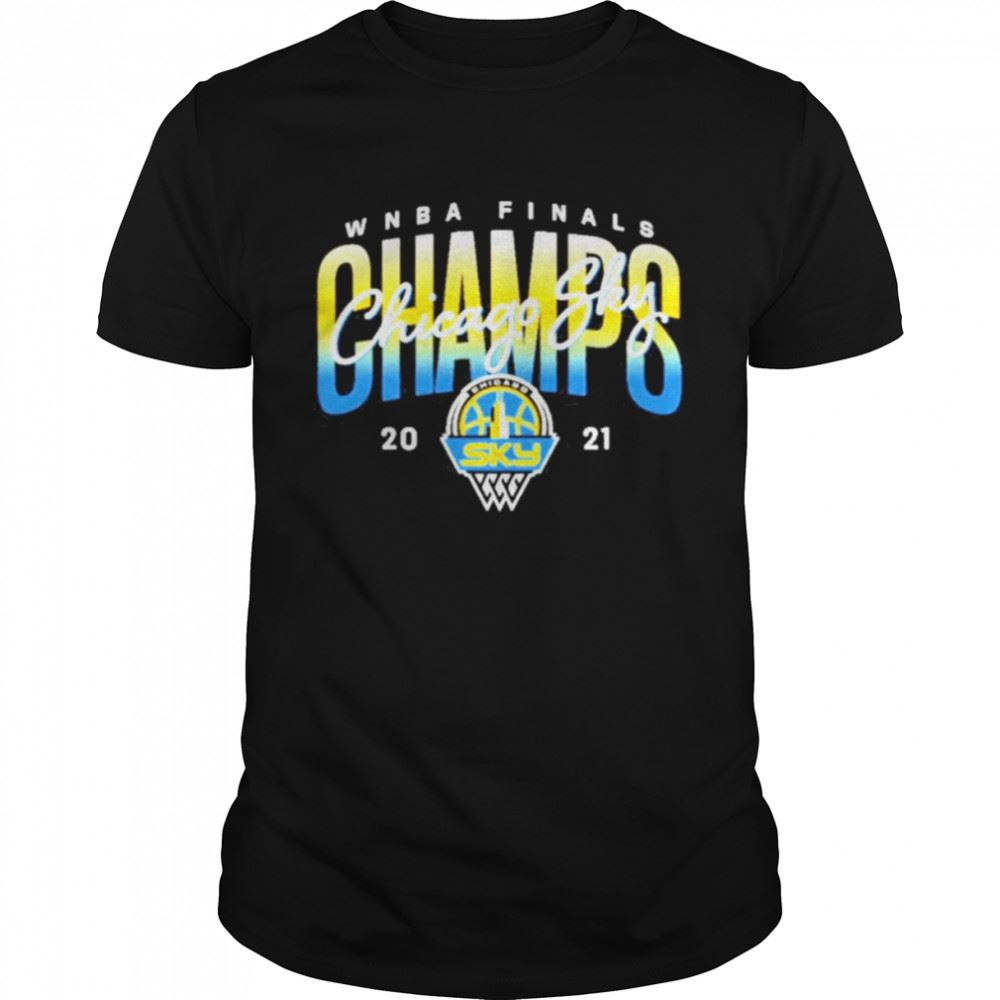 Amazing 2021 Chicago Sky Fanatics Branded Wnba Finals Champions T-shirt 