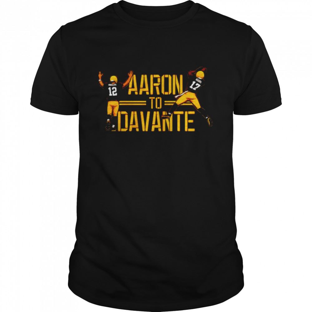 Awesome Aaron Rodgers To Davante Adams Shirt 