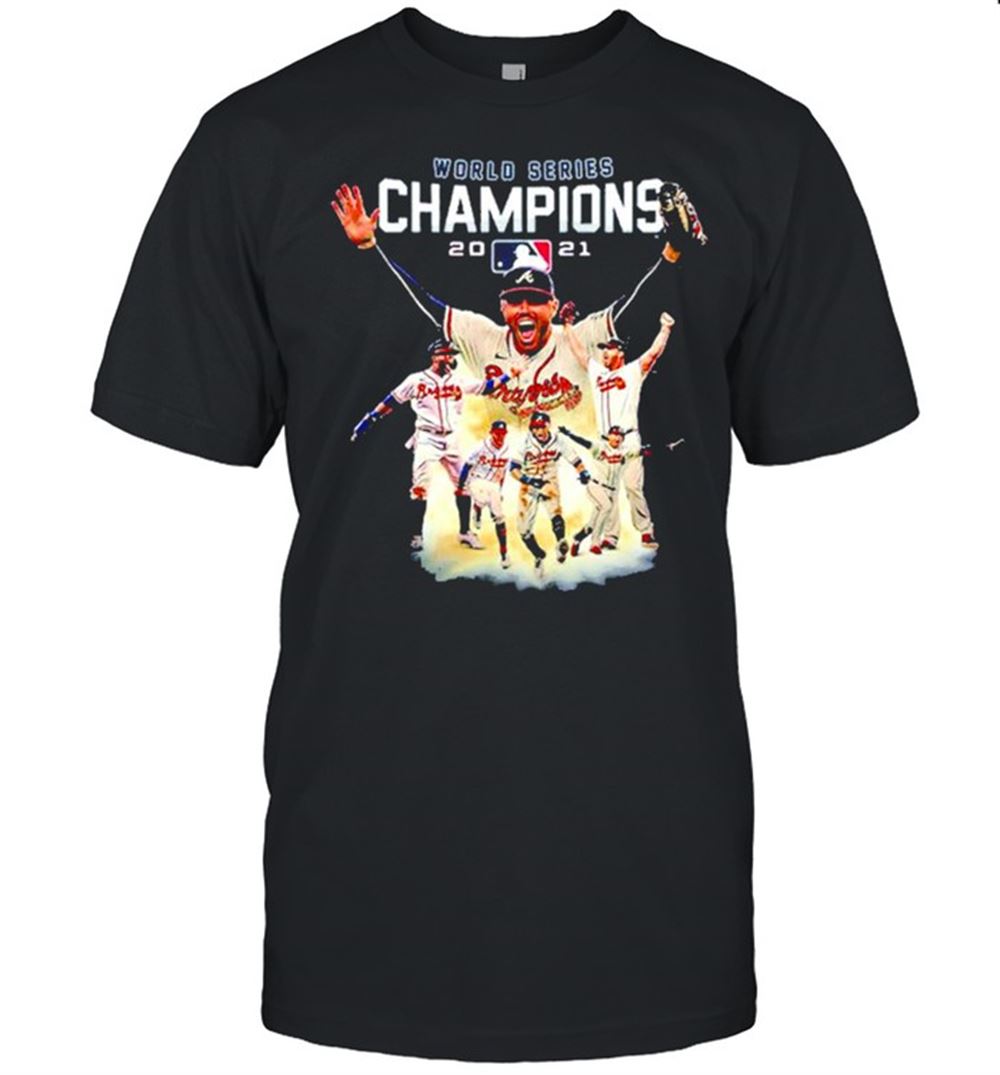 Attractive Atlanta Braves 2021 World Series Champions T-shirt 