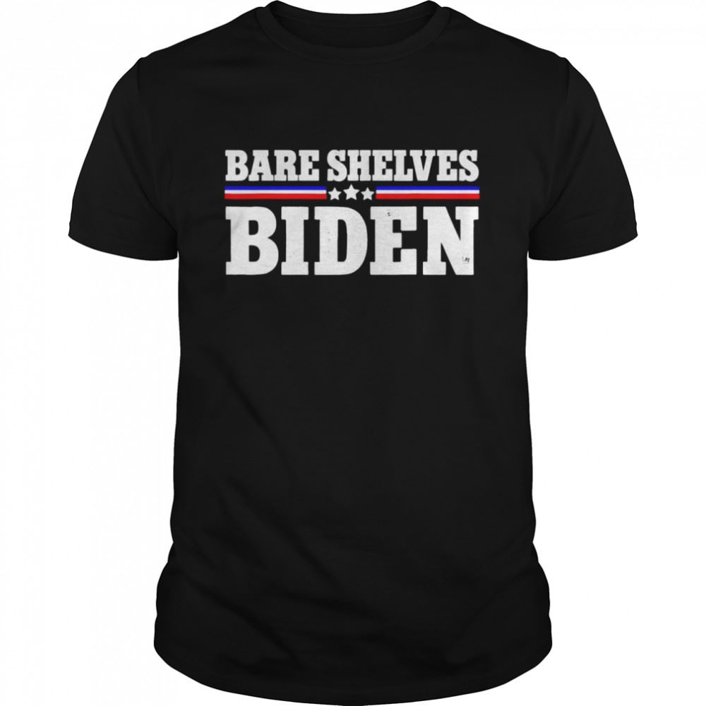 Limited Editon Bare Shelves Joe Biden Tee Shirt 