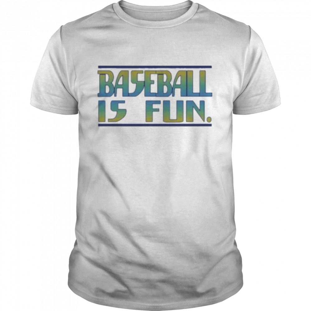 Awesome Baseball Is Fun Retro T-shirt 