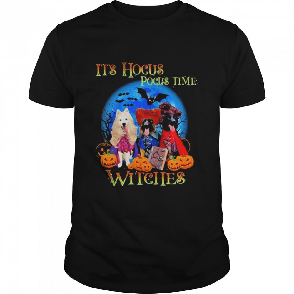 Best Becgie Gsd Its Hocus Pocus Time Witches Halloween Shirt 