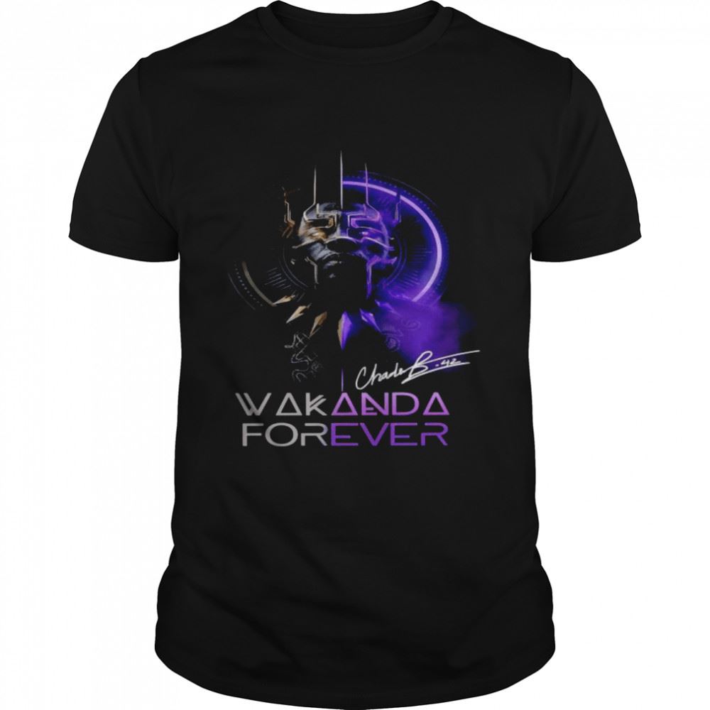 Great Black King Signature Wakanda Forever Shirt 