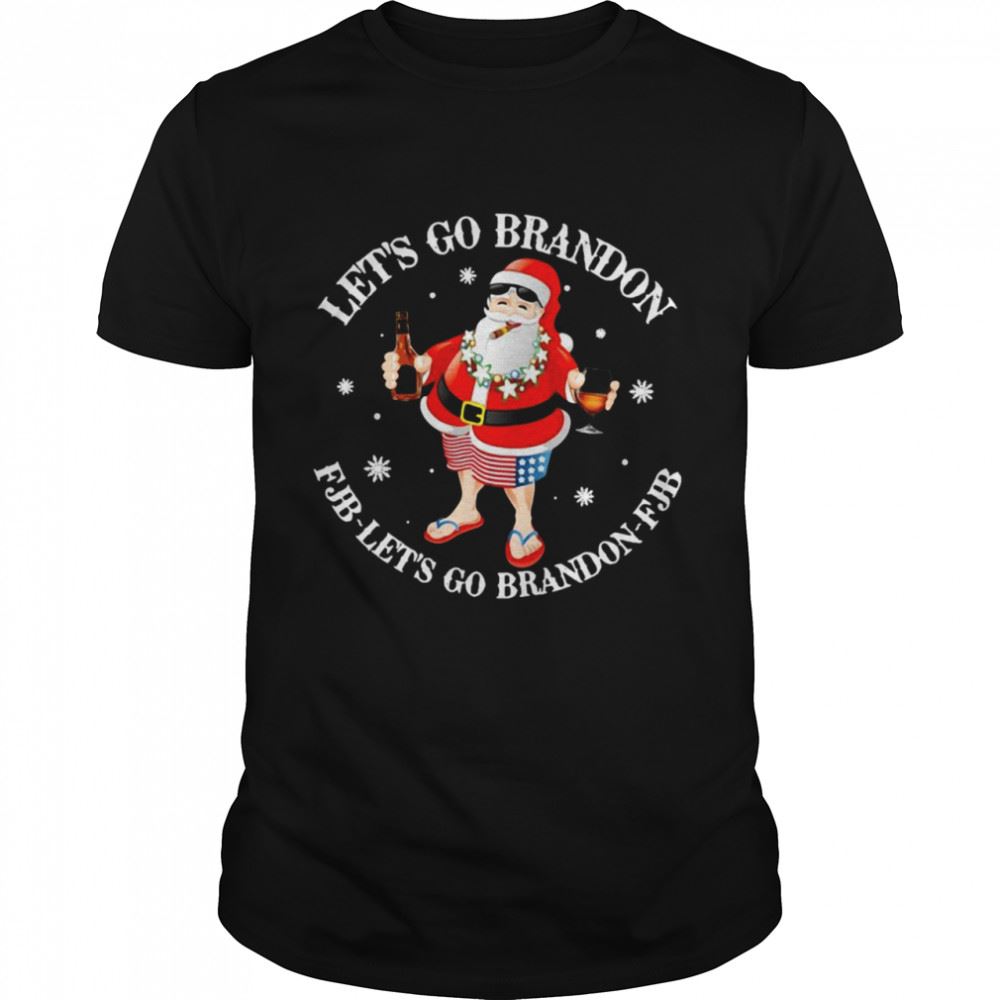 Special Christmas Santa Claus Lets Go Brandon Lets Go Brandon Fjb Sweater T-shirt 