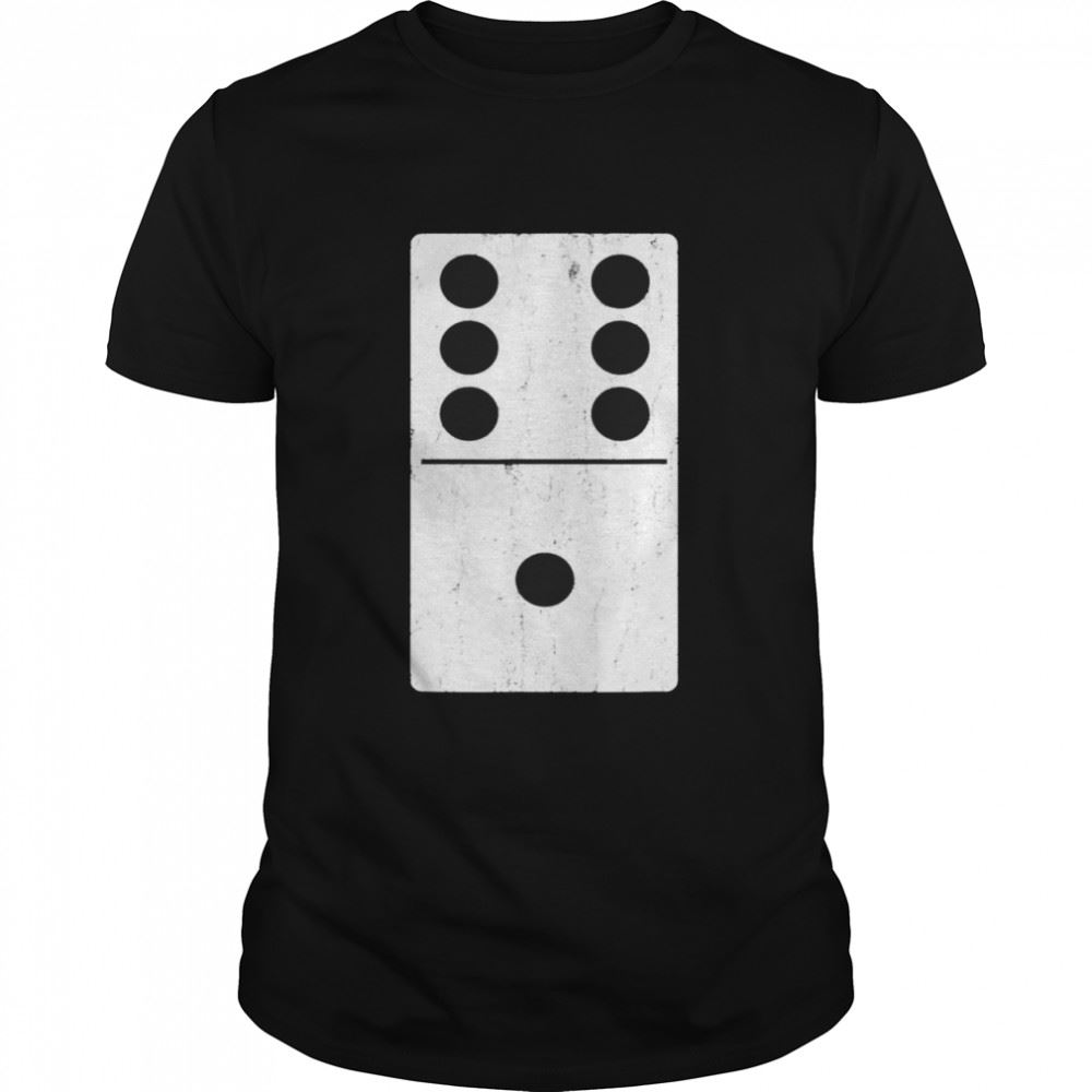 Special Domino Halloween Matching Group Tiles Six One 6 1 Funny Shirt 