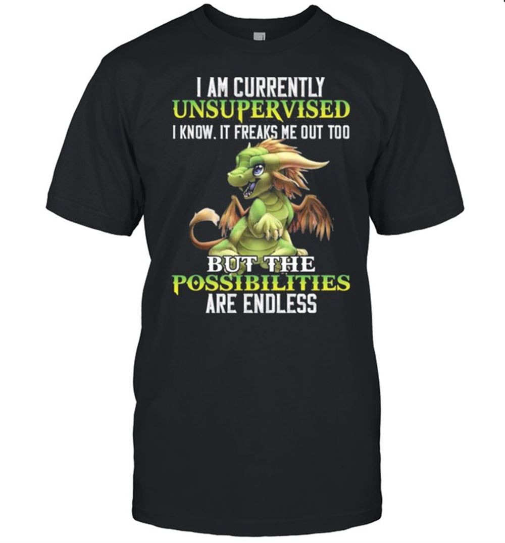 High Quality Dragon I Am Currently Unsupervised I Know It Freaks Shirt 