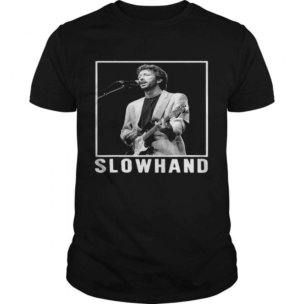 Great Eric Clapton Slowhand Music Legend Vintage Shirt 