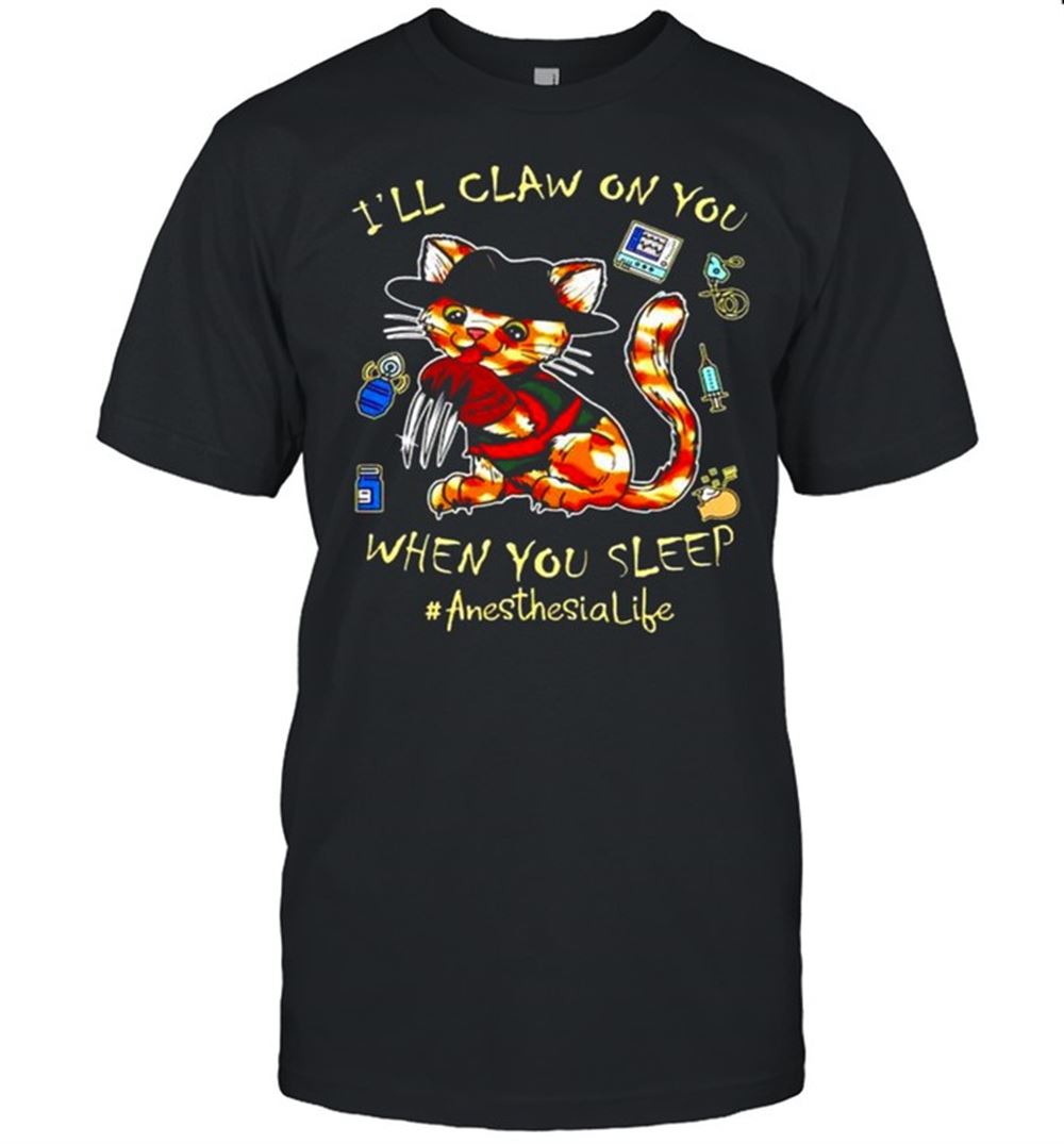 Special Freddy Krueger Cat Ill Claw On You When You Sleep Shirt 