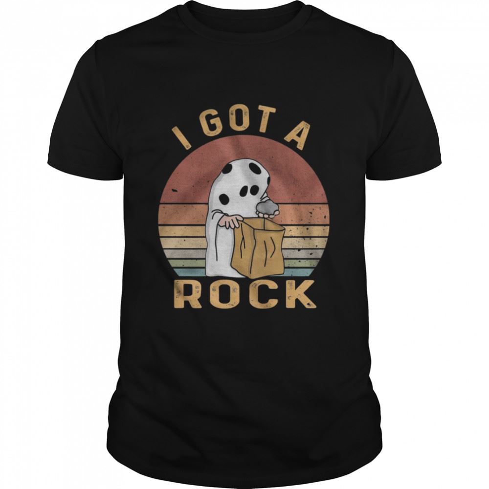 Awesome Ghost I Got A Rock Vintage Retro Shirt 