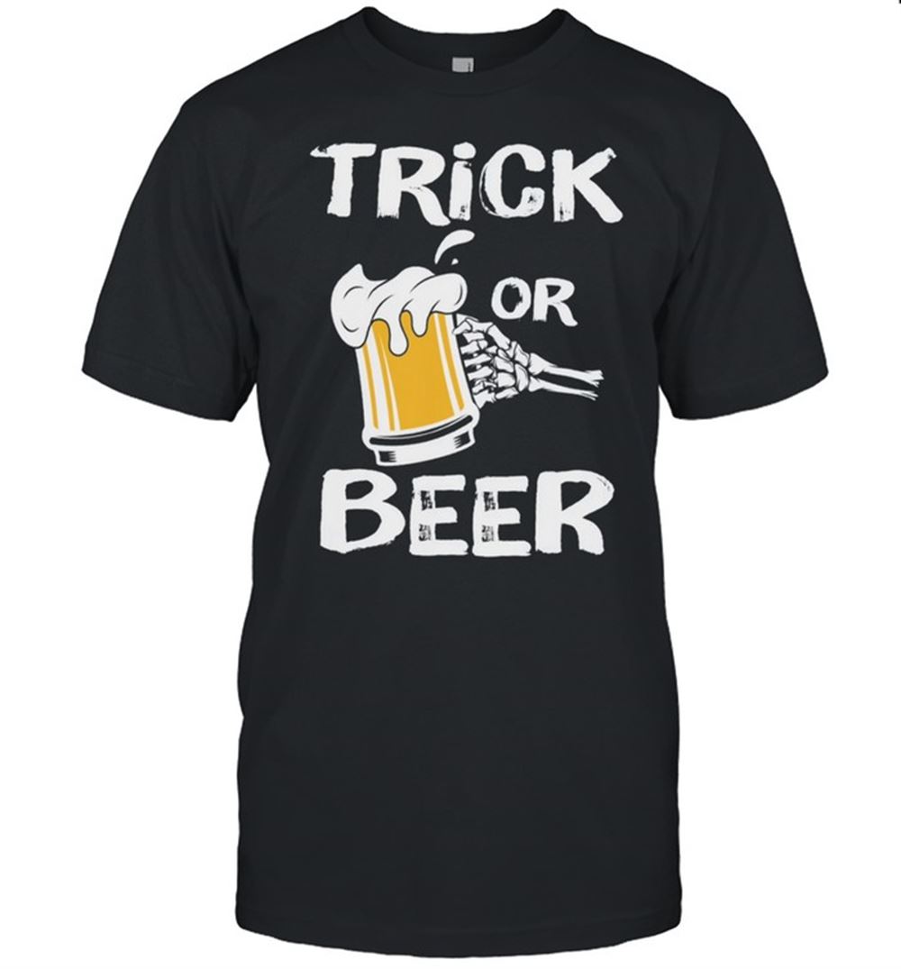 Limited Editon Halloween Beer Trick Or Treat Shirt 