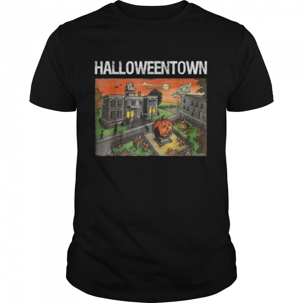 Best Halloween Town In University Pumpkin And Ghost T-shirt 