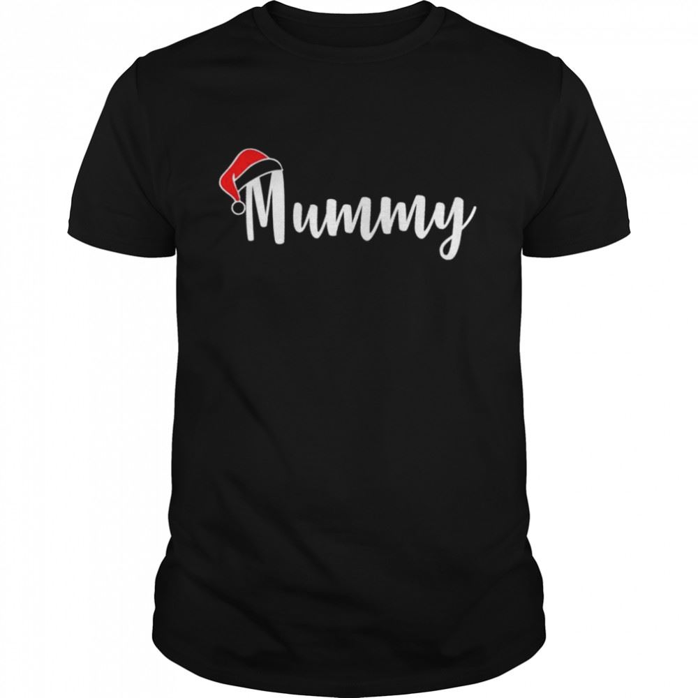 Attractive Hat Santa Mummy Merry Christmas Shirt 