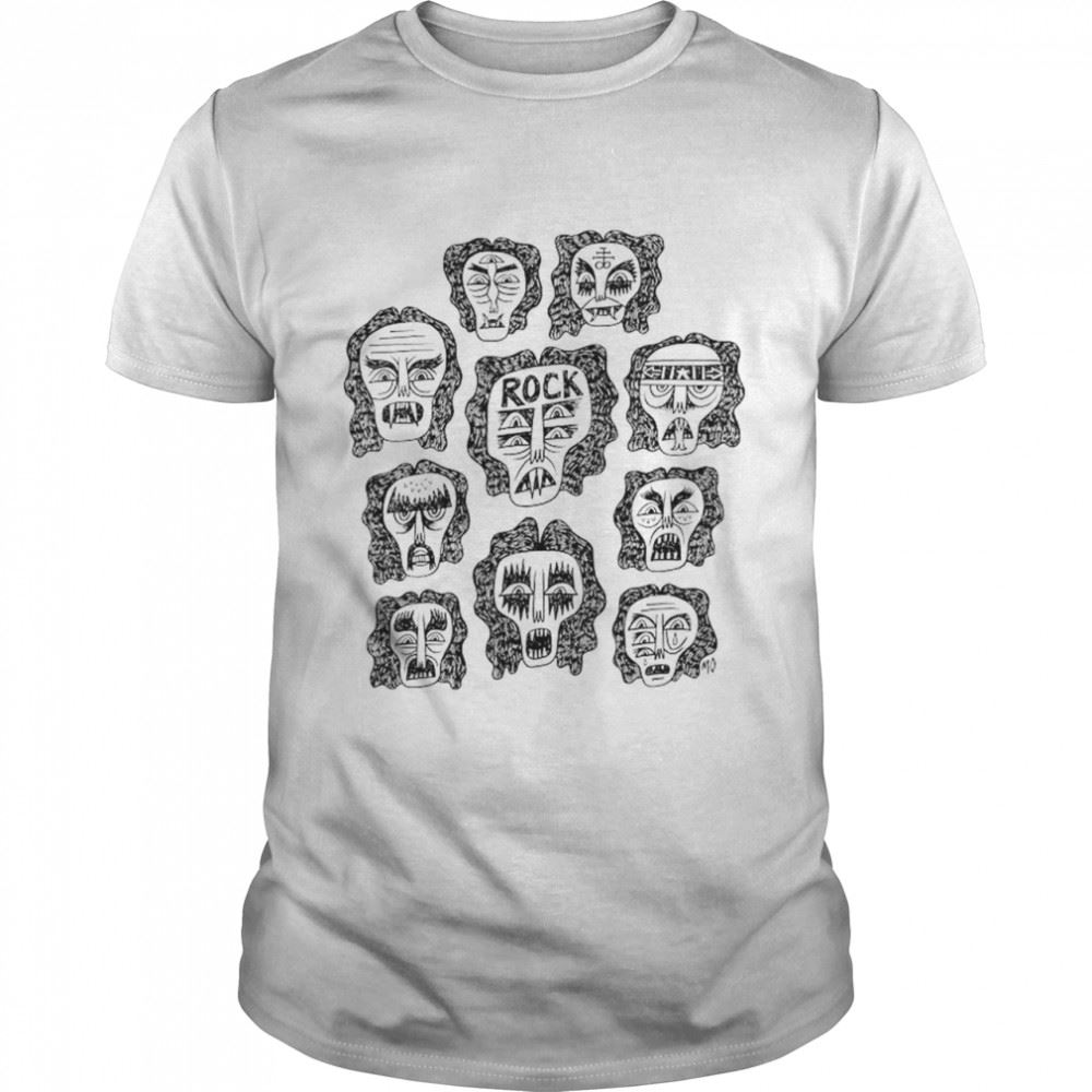 Happy Headbangers Rock Skulls Shirt 