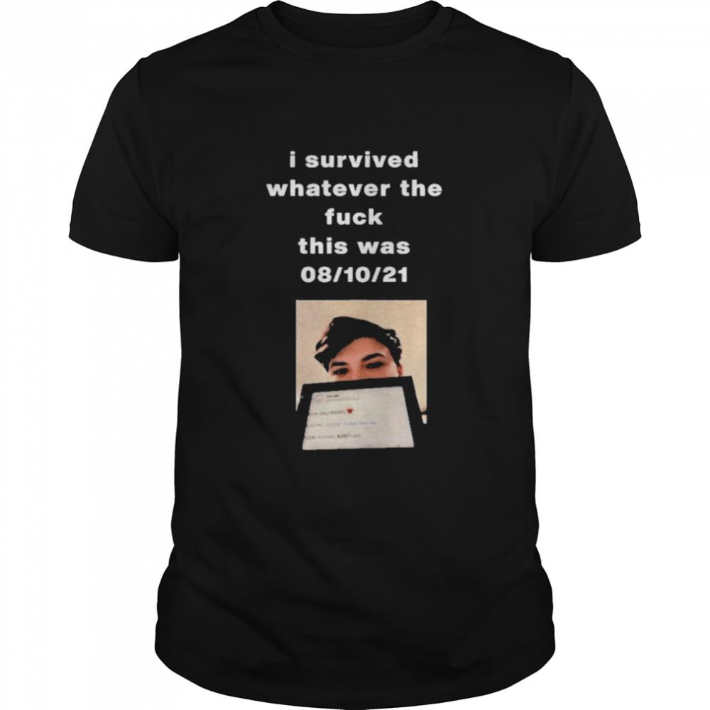 High Quality I Survived Whatever The Fuck This Was Villainponk Shirt 