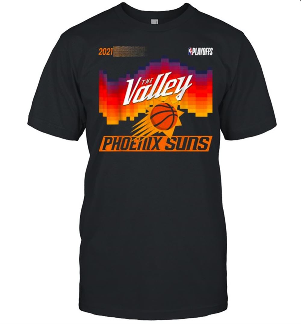 High Quality 2021 Phoenixs Suns Playoffs Rally The Valley City Jersey Shirt 