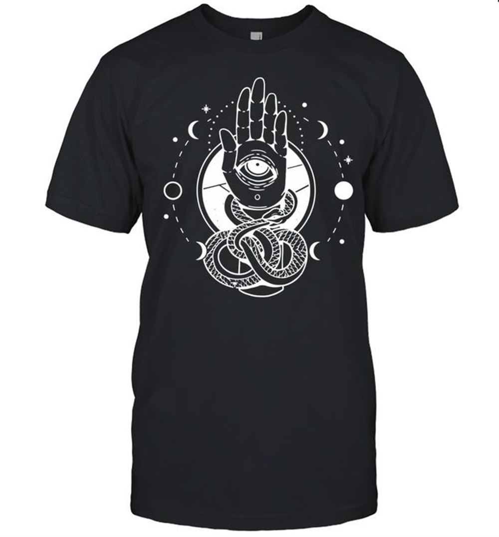 Limited Editon All Seeing Eye Blackcraft Okklutismus Witchcraft Tarot Shirt 