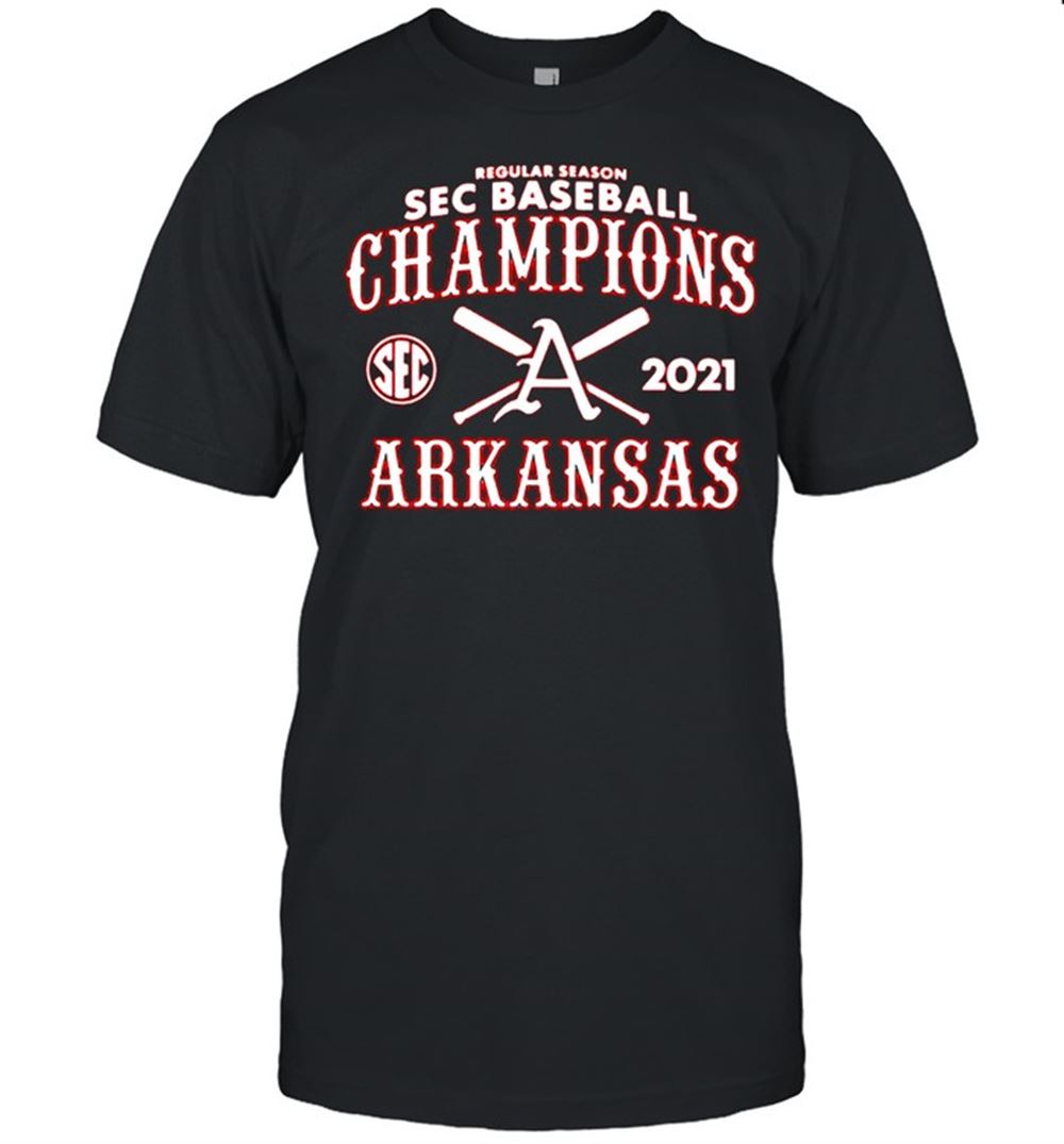 Great Arkansas Razorback Sec Baseball Champions 2021 Shirt 