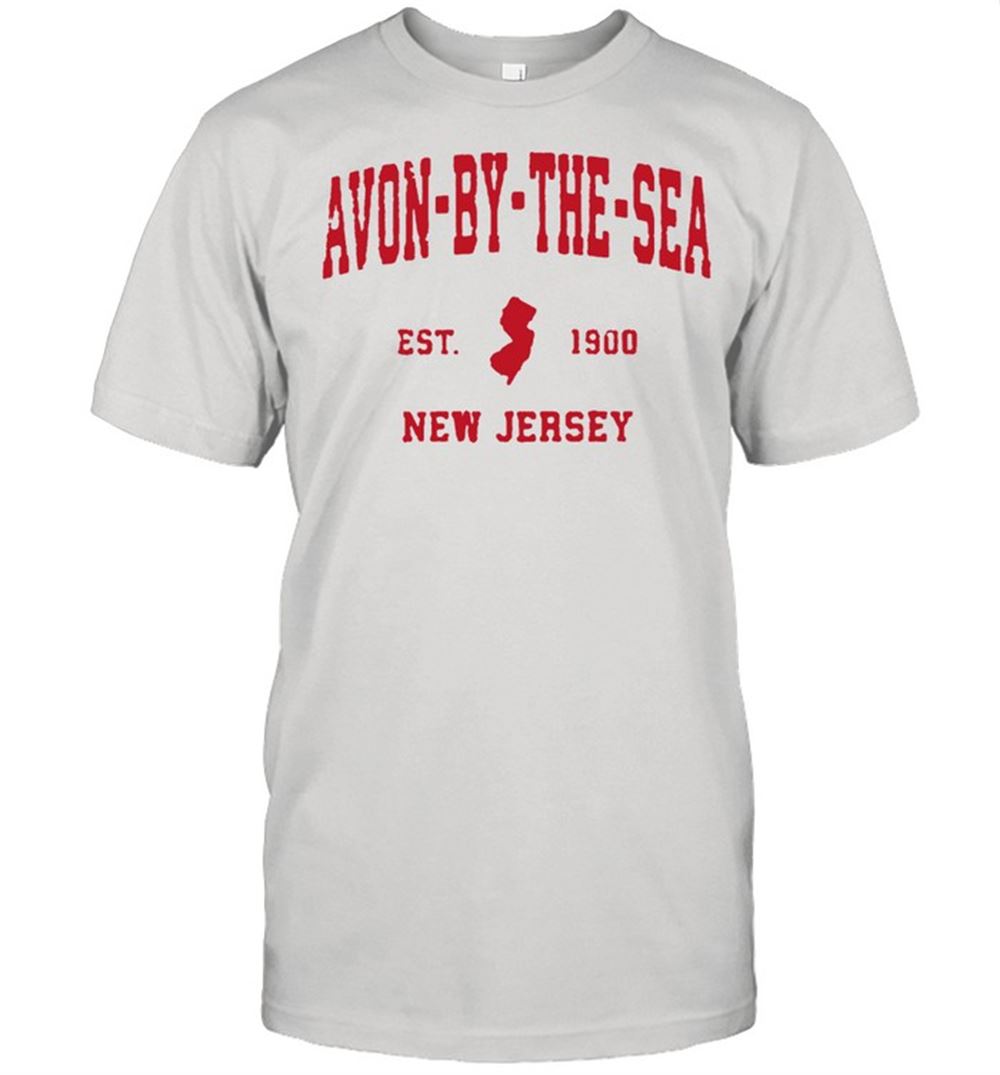 Gifts Avon-by-the-sea New Jersey 1900 Nj Vintage Sports T-shirt 