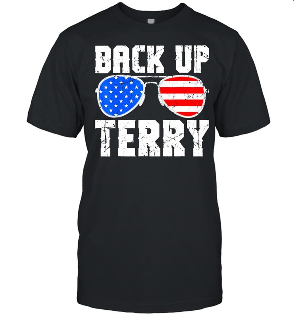 Attractive Back Up Terry American Flag Usa 4th Of July Sunglasses Shirt 