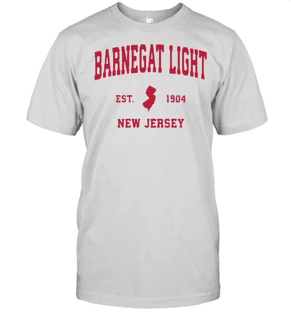Awesome Barnegat Light New Jersey 1904 Nj Vintage Sports Shirt 