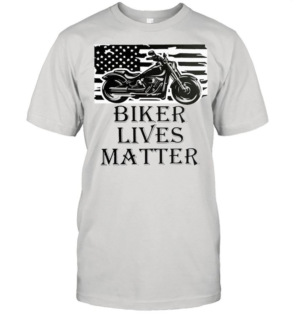 Attractive Biker Lives Matter Shirt 