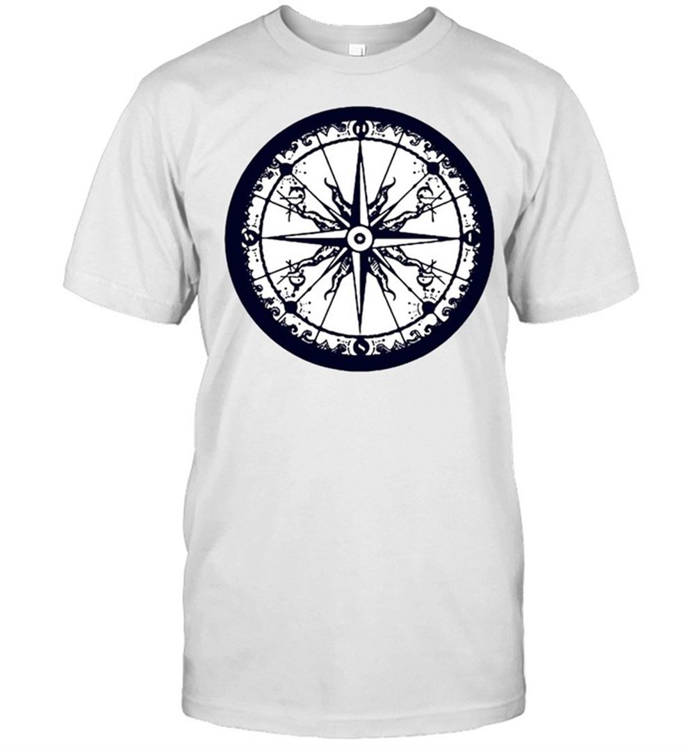 Limited Editon Compass Sailing Hiking Adventure T-shirt 