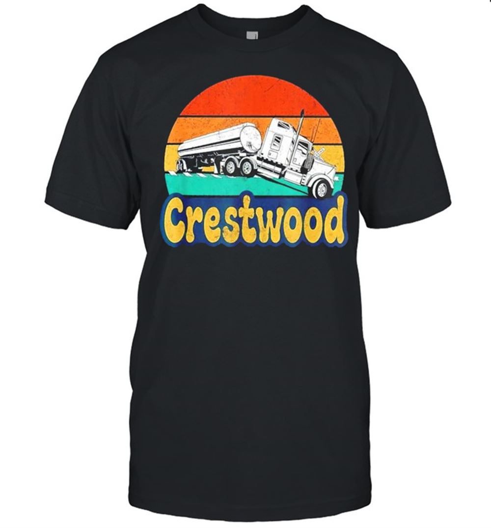 Interesting Crestwood Kentucky Ky Tourism Semi Stuck On Railroad Shirt 