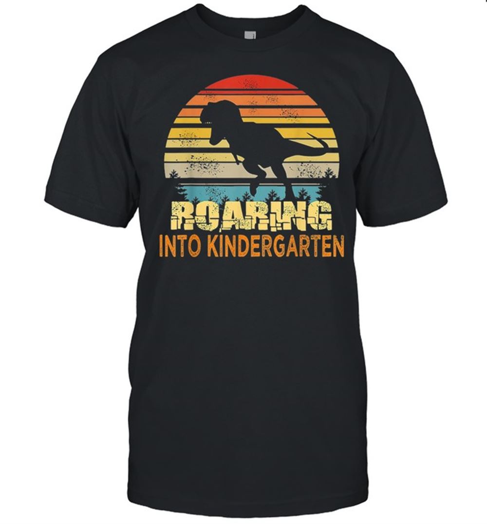 Special Dinosaurs Roaring Into Kindergarten Vintage Shirt 
