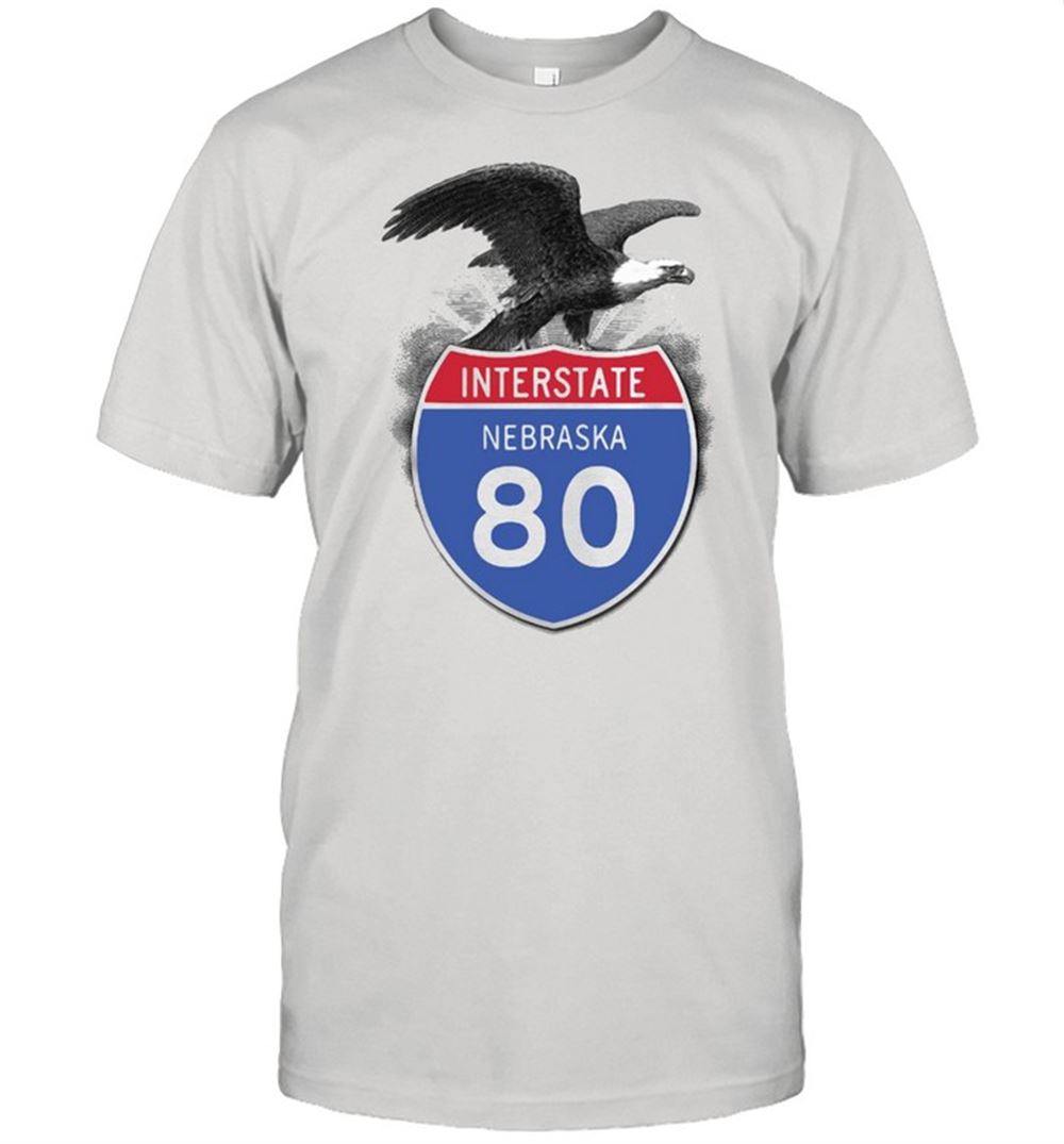 Amazing Eagle Interstate Nebraska 80 T-shirt 