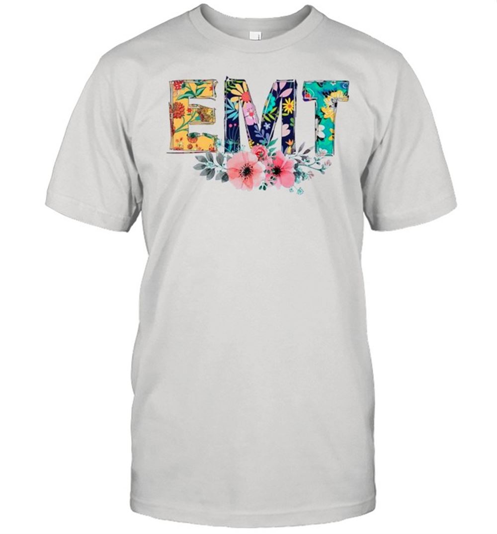 Interesting Emt Nurse Floral 2021 Shirt 