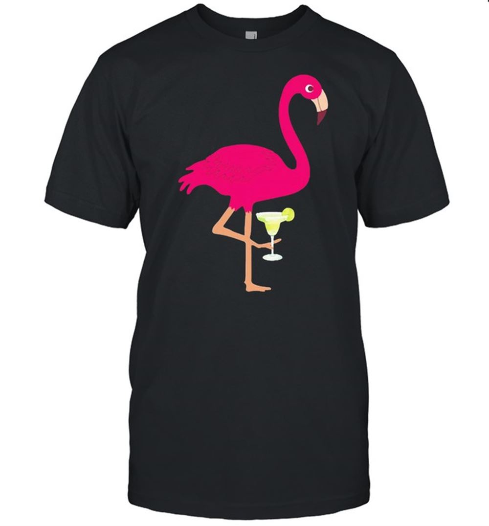 Limited Editon Flamingo Drinking Margarita Shirt 