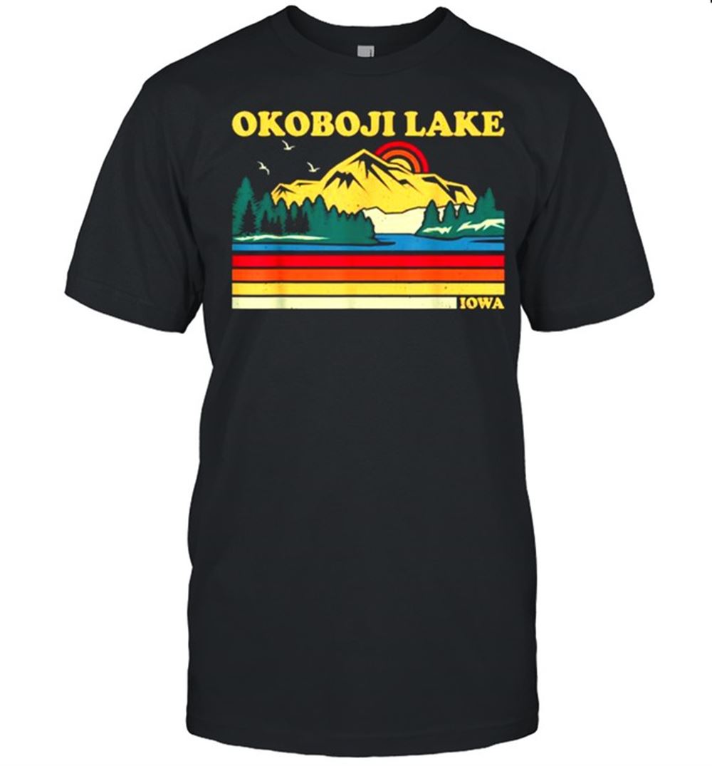 Great Iowa Okoboji Lake Vintage Shirt 