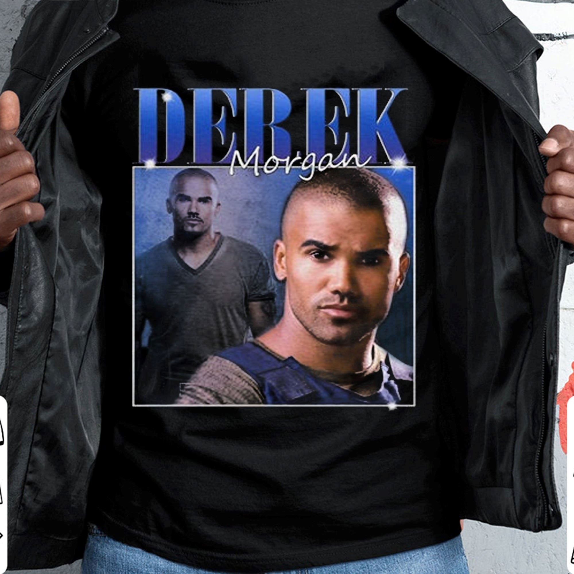 Amazing 90s Vintage Derek Morgan Criminal Minds Tv Series T Shirt Gift Tee For Men Women Unisex T-shirt 