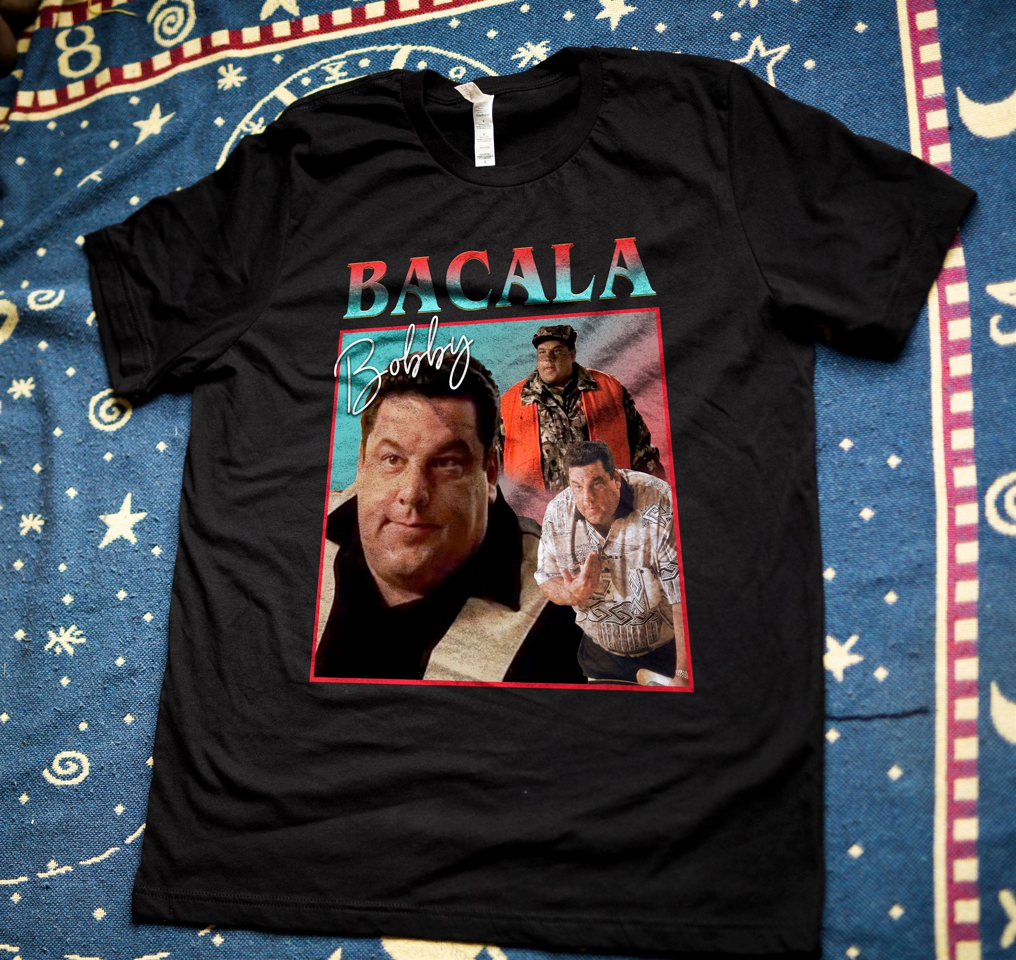Promotions Bacala Bobby T-shirt Bacala Bobby Shirt The Sopranos Homage T Shirt Sopranos Shirt Gangster Shirt 